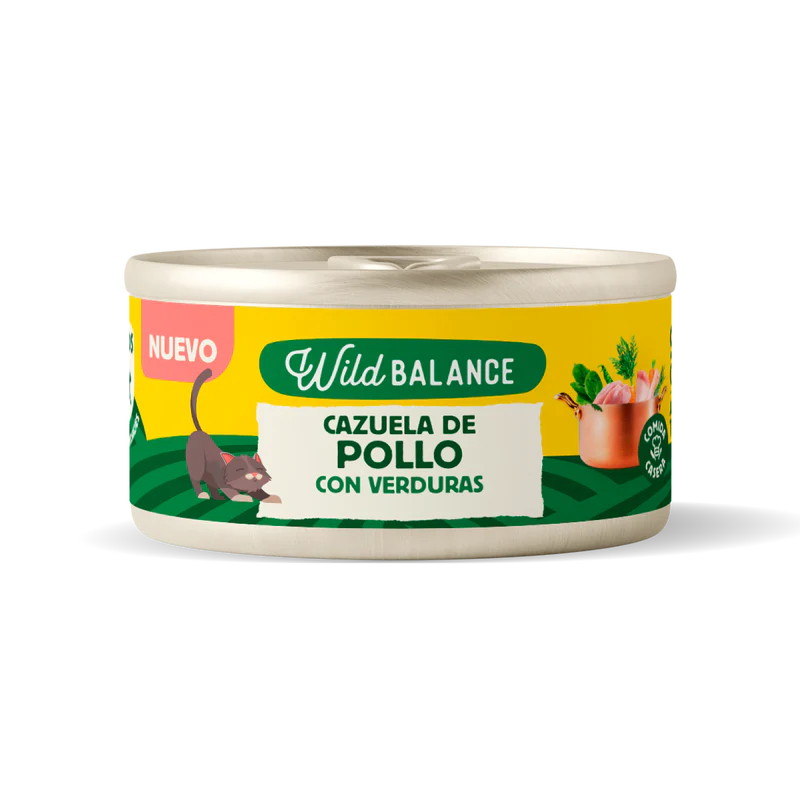 Wild Balance - Lata de Pollo con verduras para gatos