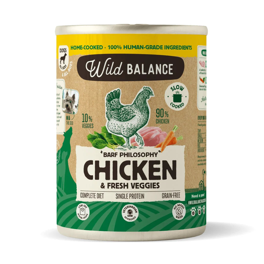 Wild Balance - Lata de Pollo con verduras frescas