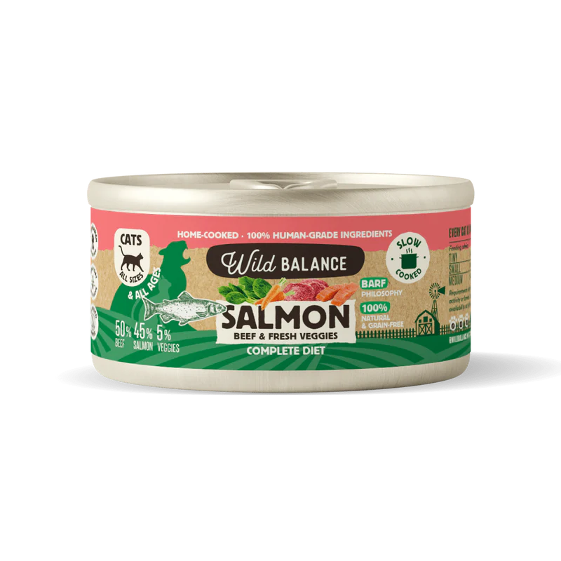 Wild Balance - Lata de Salmón y Ternera para gatos