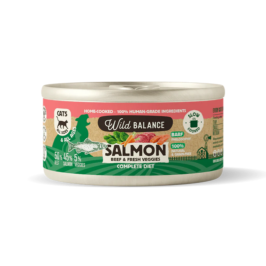 Wild Balance - Lata de Salmón y Ternera para gatos