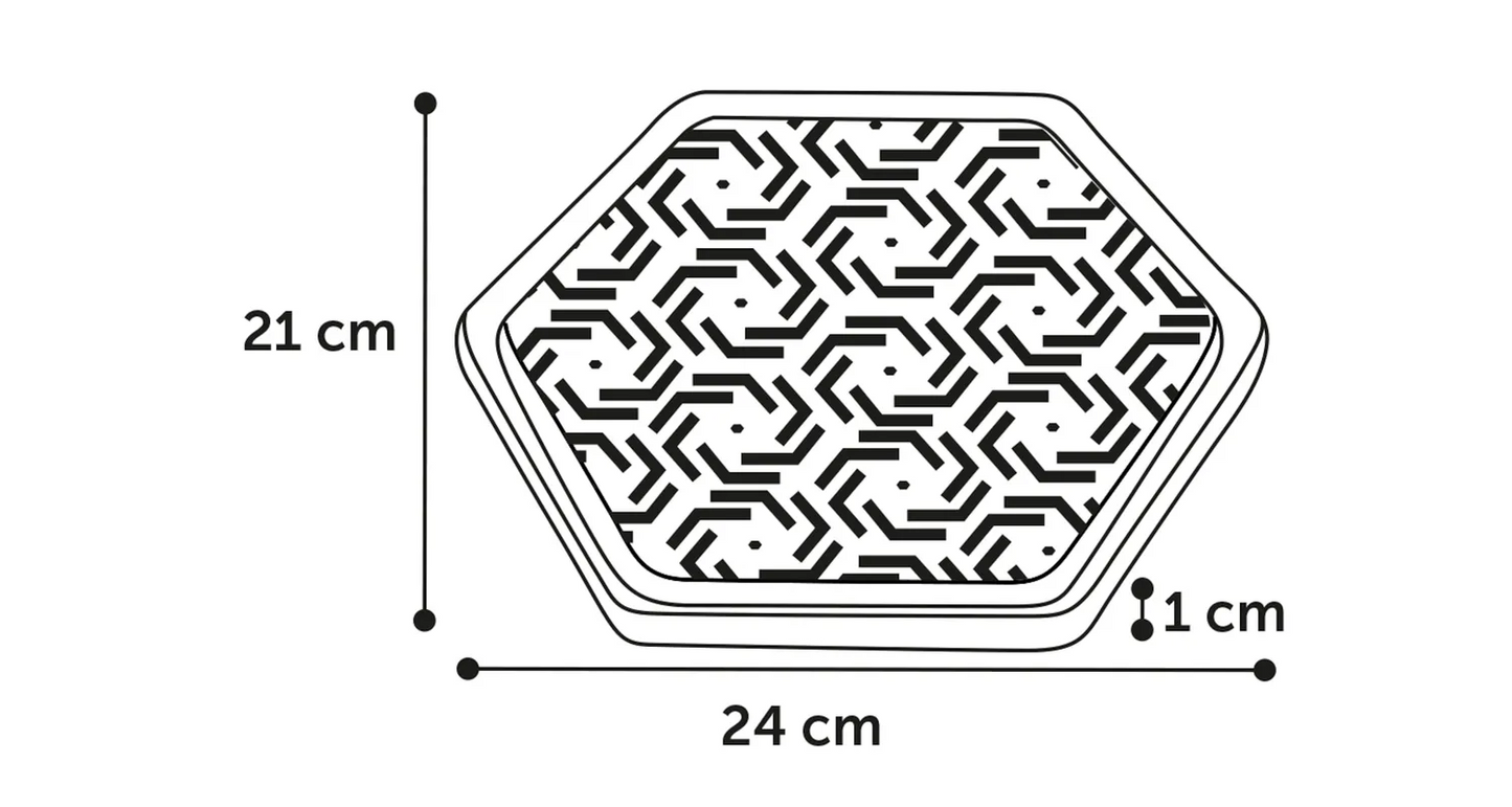 Lick Mat Hexágono