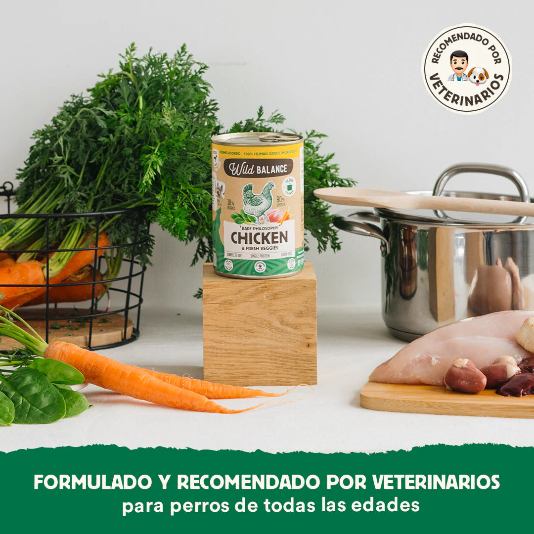 Wild Balance - Lata de Pollo con verduras frescas