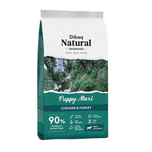 Dibaq Natural Moments - Puppy Maxi (Pienso para perros)