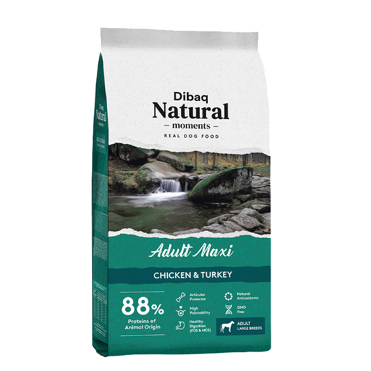 Dibaq Natural Moments - Adulto Maxi (Pienso para perros)