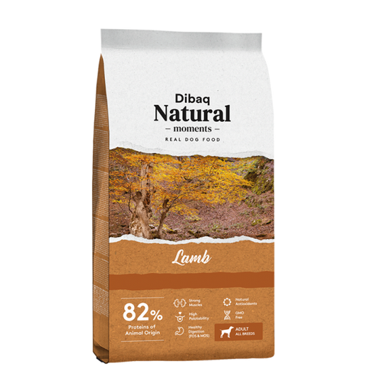 Dibaq Natural Moments - Cordero (Pienso para perros)