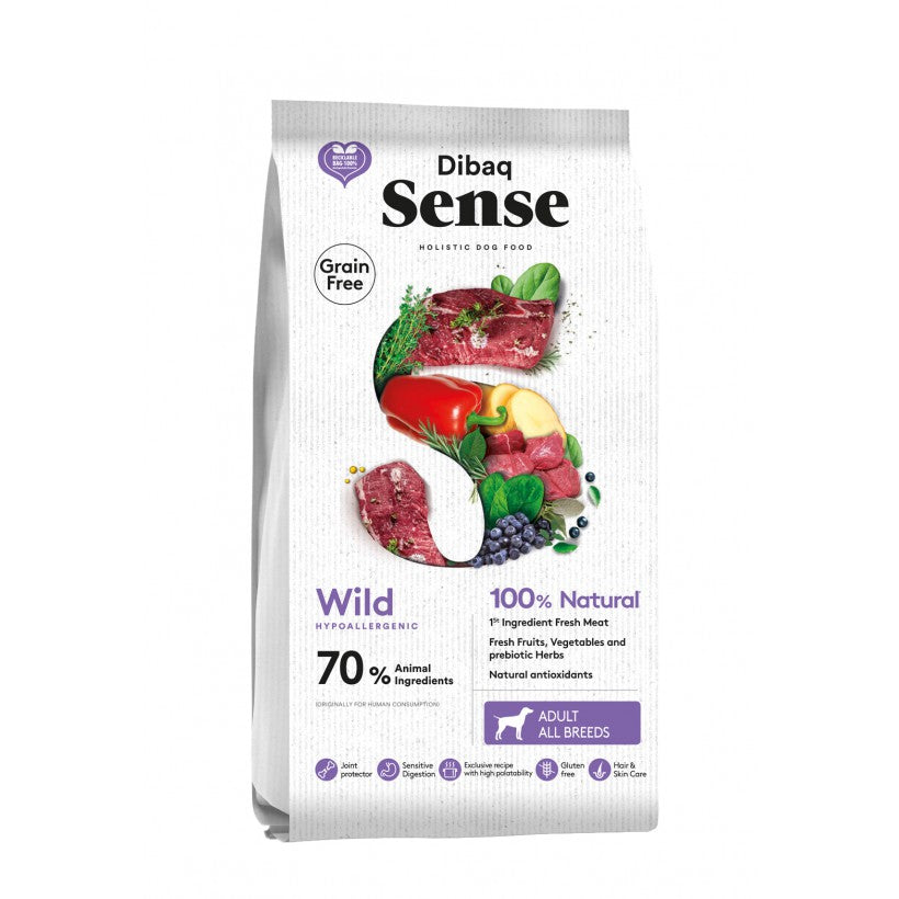 Dibaq Sense Grain Free - Ciervo y jabalí (Pienso para perros)